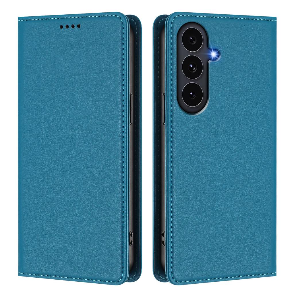 For Samsung Galaxy S25 FE Leather Wallet Case Magnetic Closure RFID Blocking Phone Cover
