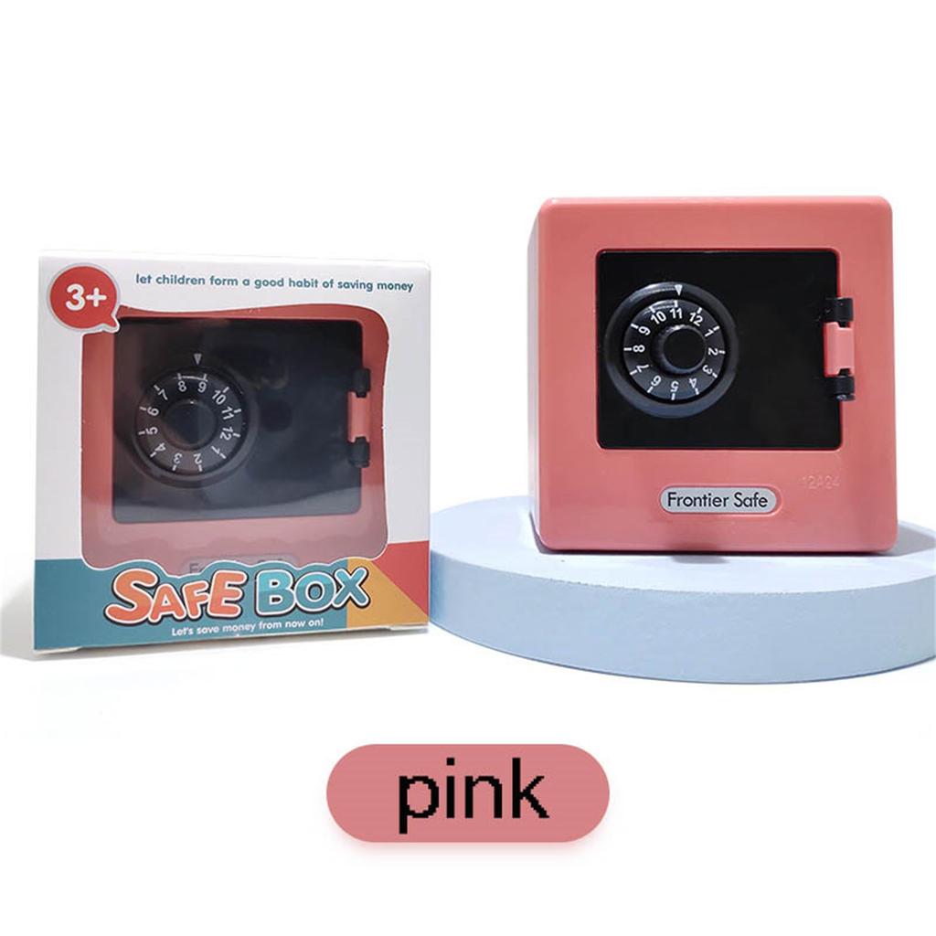 Childrens Piggy Bank Mini Money Boxes Combination Lock Coin Saving Banknote Cash Piggy Deposit Safe Box Storage Case Gift