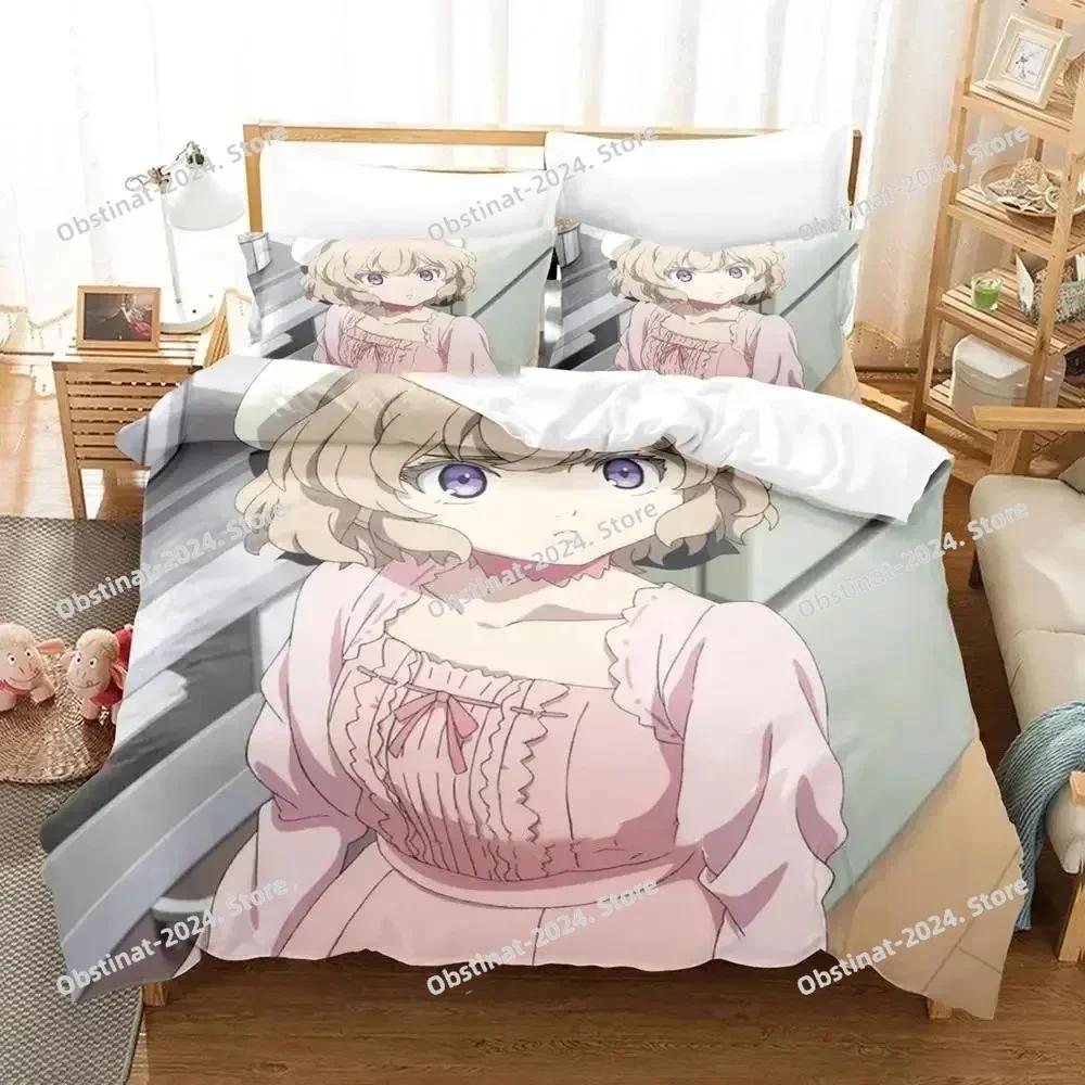 Anime Kotoko Iwanaga Kyokou Suiri Bedding Set Printed single Comforter Quilt Bed Cover Pillow Case 3 Pieces Sets Kids Adult Size