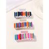 1Pc Fashionable Book Shaped Women's Hair Clip - Perfect Teacher Thank You Gift, Suitable for Thick Hair, Cute PVC Hair Clip Hair Claws Claw Clips