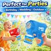 Knyysecq Fully Automatic Outdoor Bubble Gun Children'S Interactive Game Bubble Toy Without Battery Bubble Water