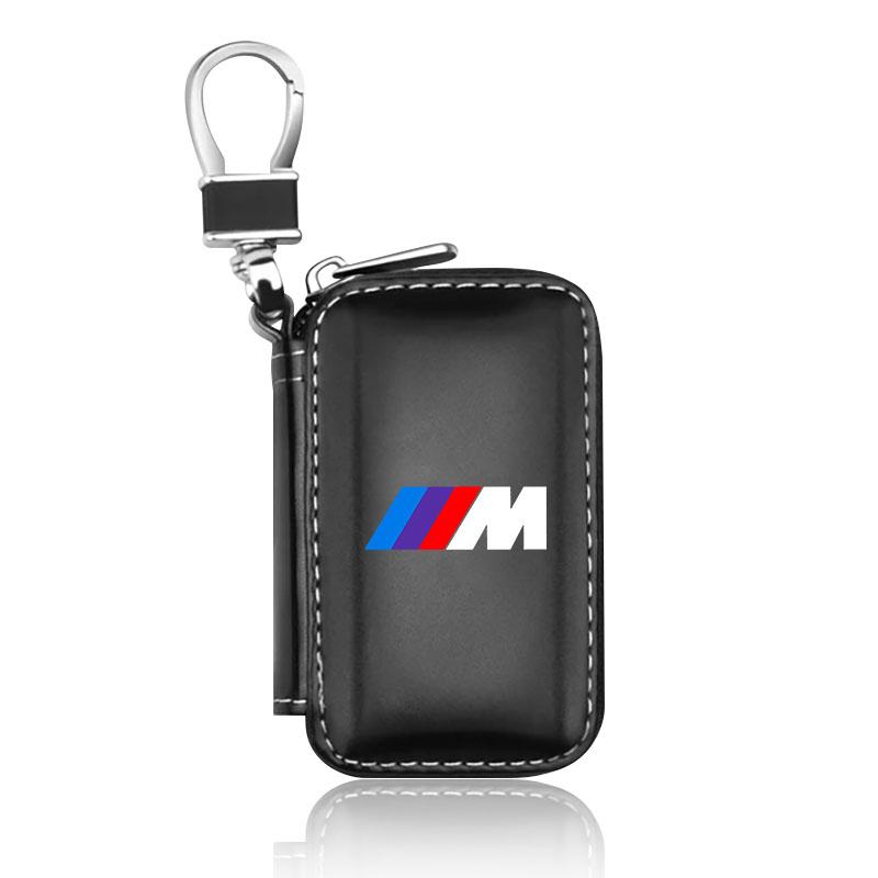 

1 шт. Кожаная эмблема Чехол для ключей автомобиля Брелок Молния Чехол для ключей Сумка Для BMW M M3 M5 M6 M2 E46 E90 E60 F10 F30 E39 E36 F20 E87 G30 E70