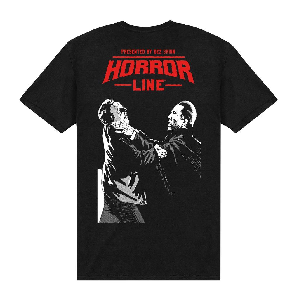 Horror Line Unisex Adult Dracula Choking T-Shirt