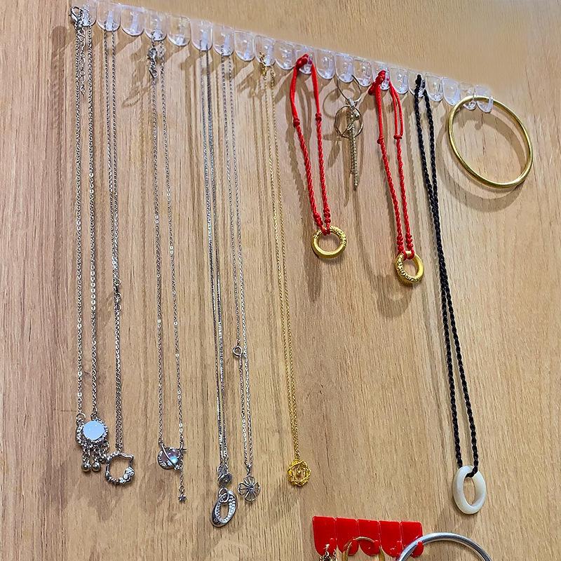 Transparent Traceless Acrylic Adhesive Hook - Strong, No-Drill Bathroom Solution