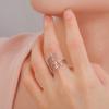 Cazador Stainless Steel Adjustable Heart Rings for Women Finger Rings Cute Jewelry Party Wedding Gift Wholesale 2026 New