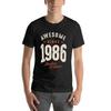 Neu Super Seit 1986 - 36. Geburtstag Retro Klassisches T-Shirt koreanische Mode neue Ausgabe T-Shirt übergroße T-Shirts für Männer