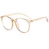 Fashion Anti-Blue Light Literary And Retro Flat Glasses Round Frame Glasses Can Be Equipped With Myopia Glasses Frame