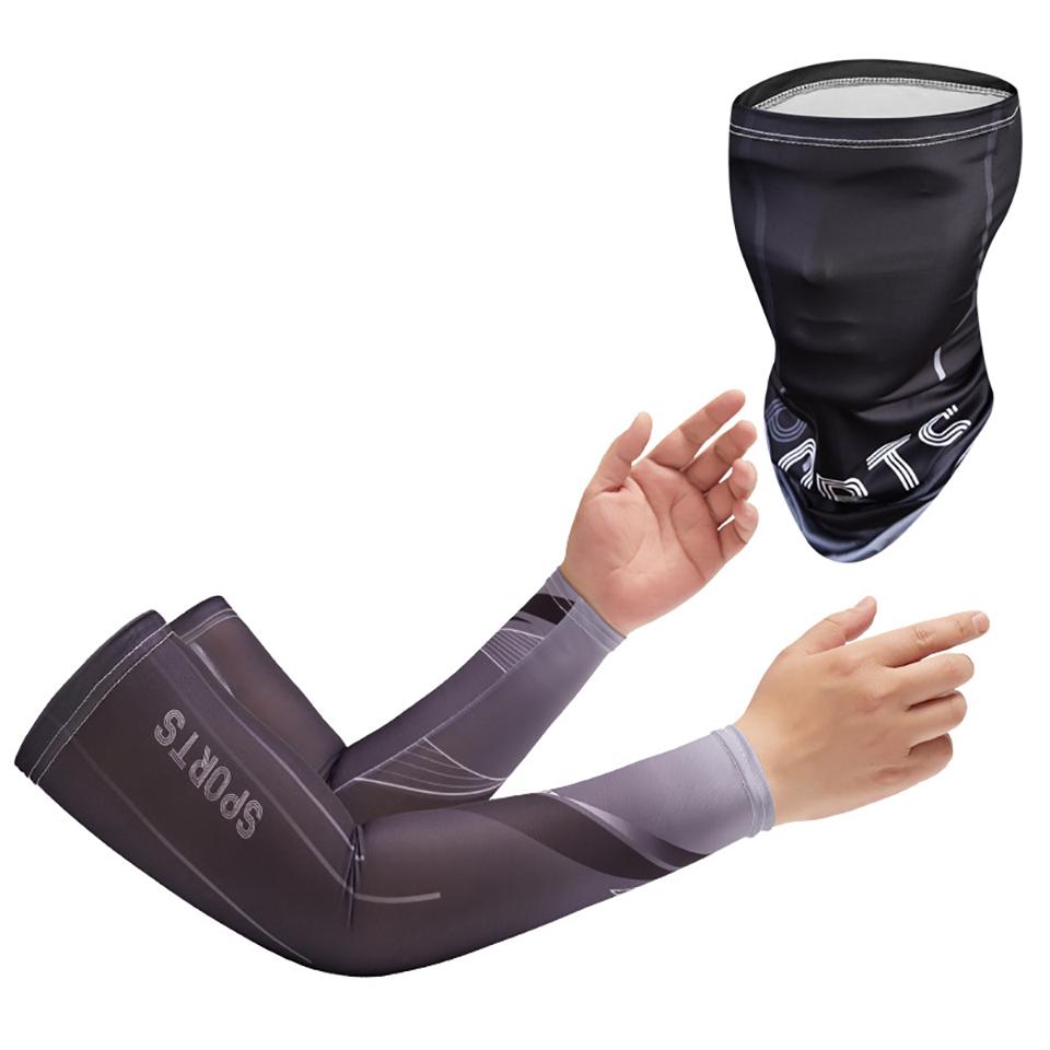 Getinfit 1Set Sommer Sonnenschutz Armstulpe Fahren Sonnenschutz Eisseide Ärmel Outdoor Reiten Bergsteigen Angeln Ärmel Unisex