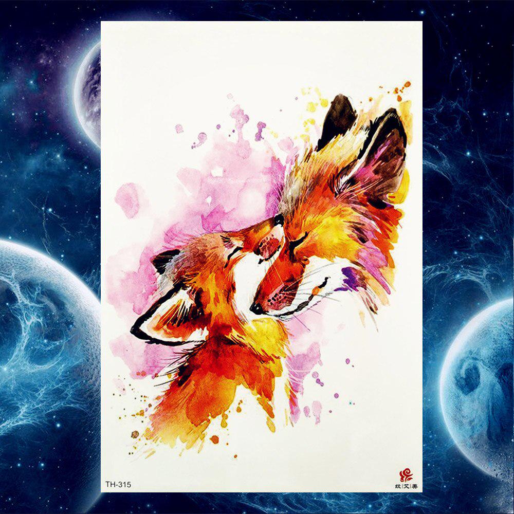 1pz Acquerello Bambini Cartoni Animati Adesivi Unicorno Panda Tatuaggi Temporanei Carini Fenicottero Cavallo Tatuaggi