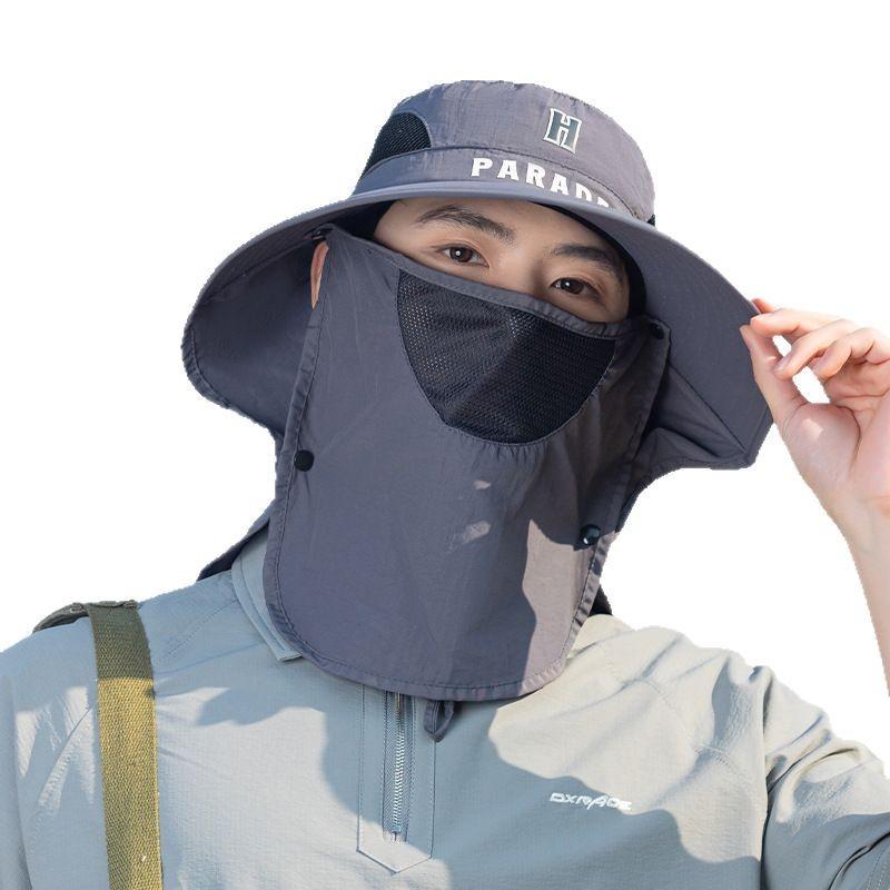 New Multi Functional Wide Hat Full Cover Neck Protection Sun Protection Hat Outdoor Fishing Anti Ultraviolet Hiking Mountain Climbing Hat