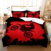 3D Racing Bedding Set King Queen Down Duvet Cover Pillowcase 2/3pcs Motocross Bed Cover Boys Men Home Textile Gift
