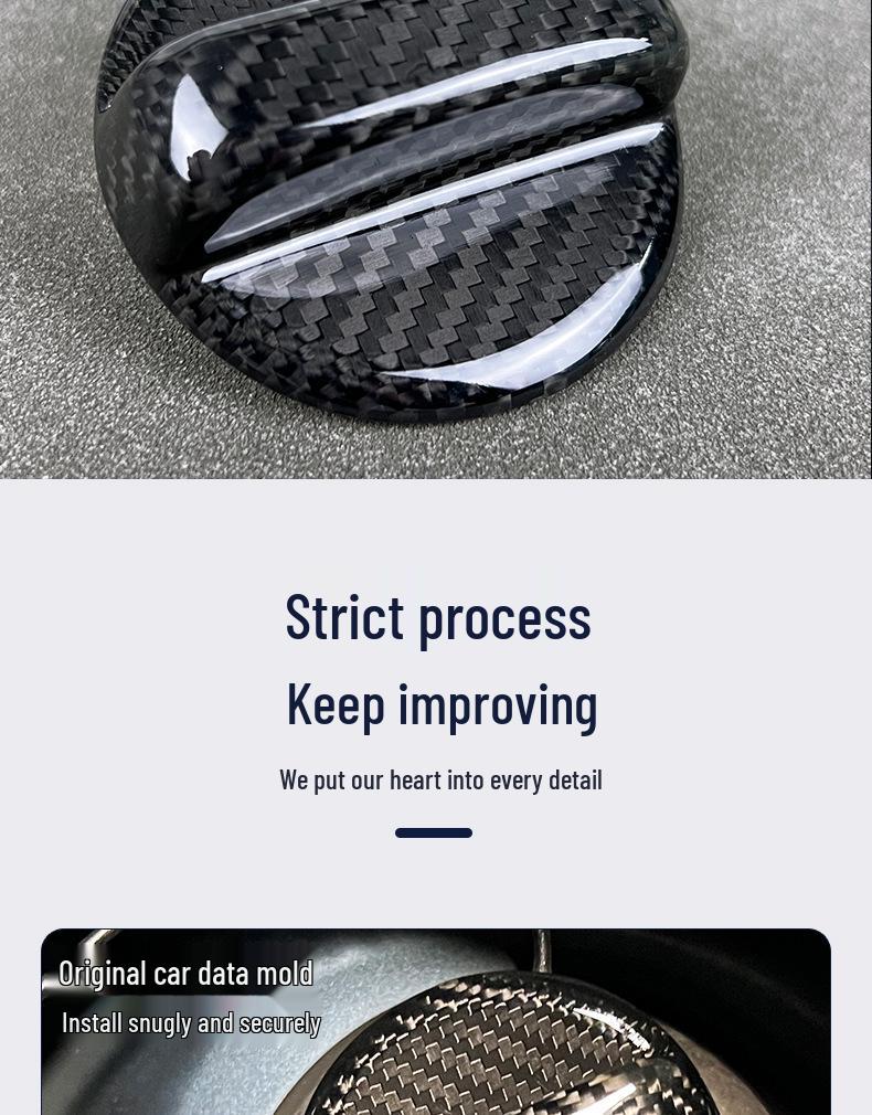 Nakrętka zbiornika paliwa z włókna węglowego do Toyota GR86, Lexus IS300, RCF, Subaru BRZ, Mazda 36