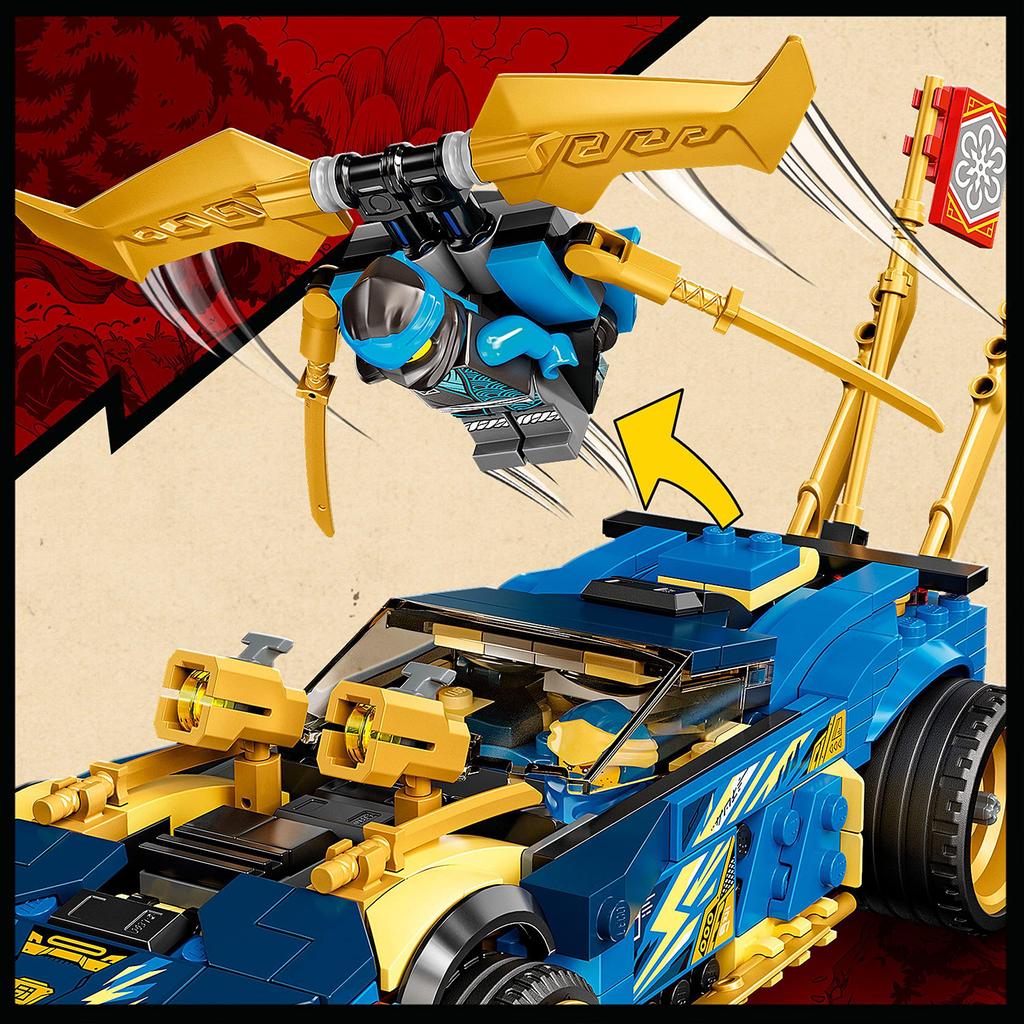 LEGO Ninjago Jay and Nya's Ninja Race Car EVO 71776