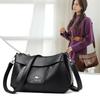 High Quality Pu Leather Shoulder Crossbody Bags for Women Mother 2025 Luxury Handbags Women Messenger Hand Bag Two Layers Tote