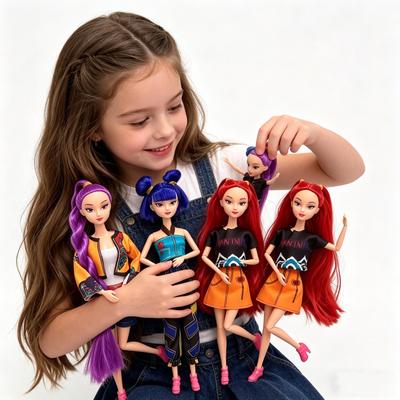 30Cm Doll Toys Kpop Hunter Action Figure Toy Rumi Mira Zoey Beautiful Princess Baby Girl Dolls Plastic Diy Toy For Girls