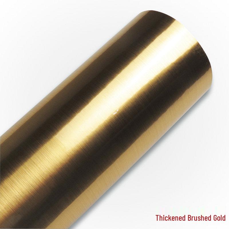 Waterproof Self-Adhesive Brushed Gold/Silver Kitchen Décor Sticker
