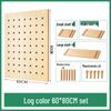 Wooden Pegboard Organizer Set