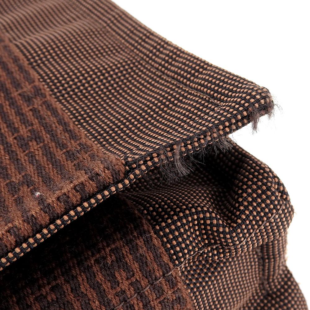 Used HERMES Shoulder Bag Bassus PM Her Line canvas Brown Brown casual