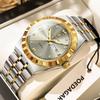 Top Brand Luxury Ultra-thin Men's Watch Diamond-encrusted Waterproof Quartz Luminous Wristwatch