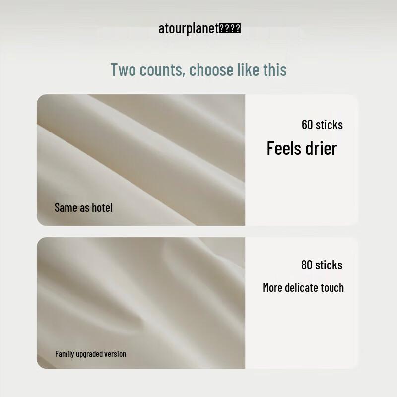 Atour Planet 80-Thread Count Pure Cotton Four-Piece Bedding Set