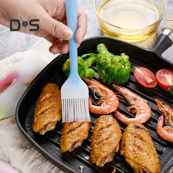 Super Wind Spice Brush Multi-use Heat-resistant Silicone Kitchen Spice Brush for Home