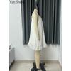 Robe nuisette pyjama couleur unie jupe blanche tissée respirante vêtements d'intérieur simples