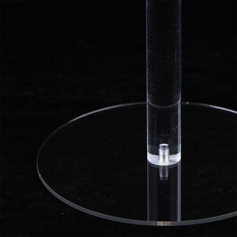 Transparent Acrylic Cake Rack Round Cake Stand For Desserts Cupcake Pastry Candy Display Stand For Wedding Event Birthday Party