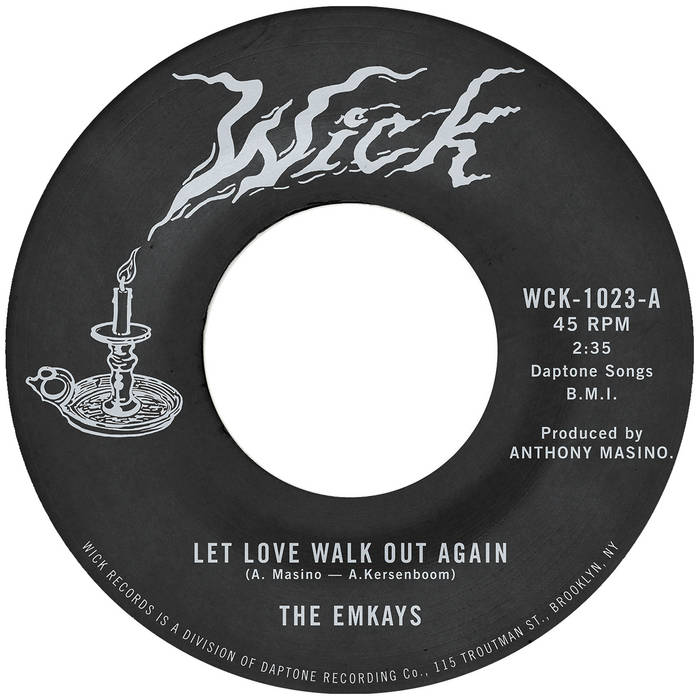 7inch Record EMKAYS - Let Love Walk Out Again / Through T WCK1023 WICK 2025 US Soul/Funk