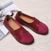 Woman's Flats Loafers Shoes Soft PU Leather Casual Shoes Big Size 35-44 Mocassin Boat Shoes for Women Hook Loop