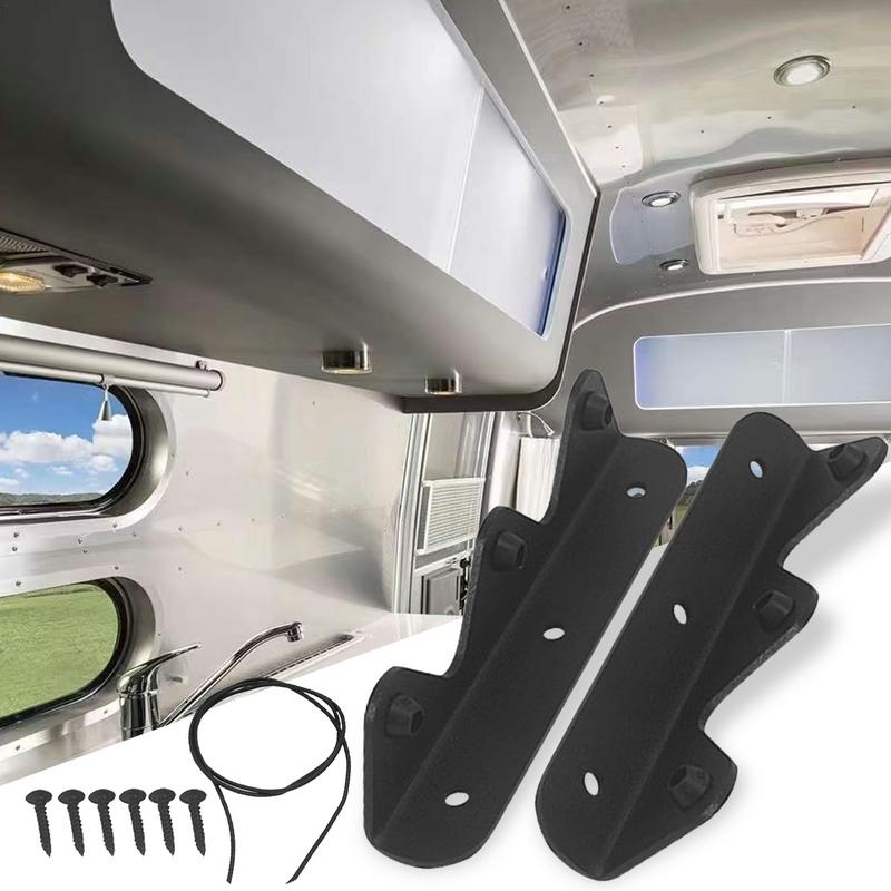 RV Schrank Sichern Seil Keine-Fallen RV Lagerung Spannung Seil Zaun Abenteuer Reisen RV Muss Haben Edelstahl Klammern Für