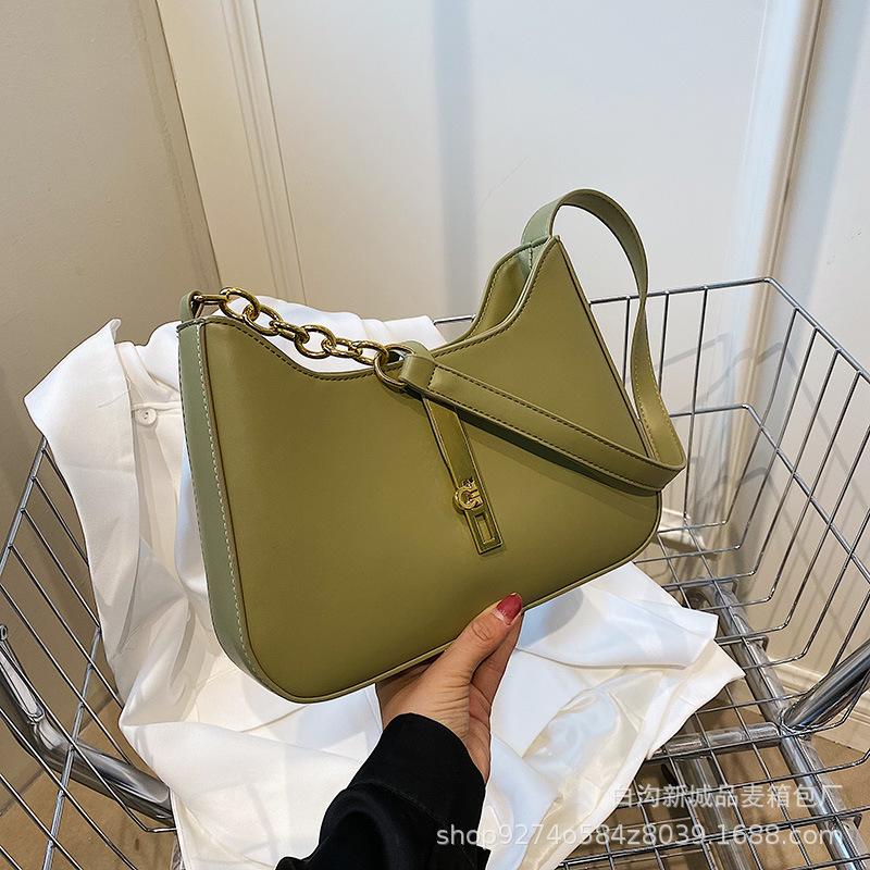 Spring popular shoulder bag, niche design, fashionable underarm bag, women's bag, 2025 new trendy foreign crossbody bag