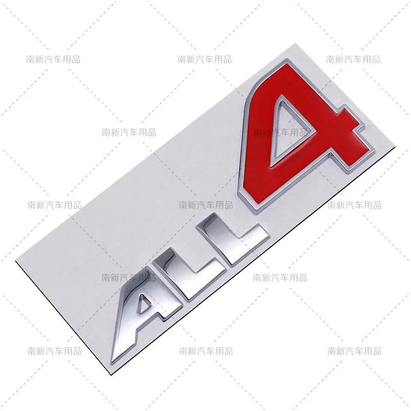 3D Metal Car Styling ALL4 Letters Door Fender Emblem Rear Badge Sticker for MINI R60 R61 F60 F54 R56 R57 Cooper S Countryman