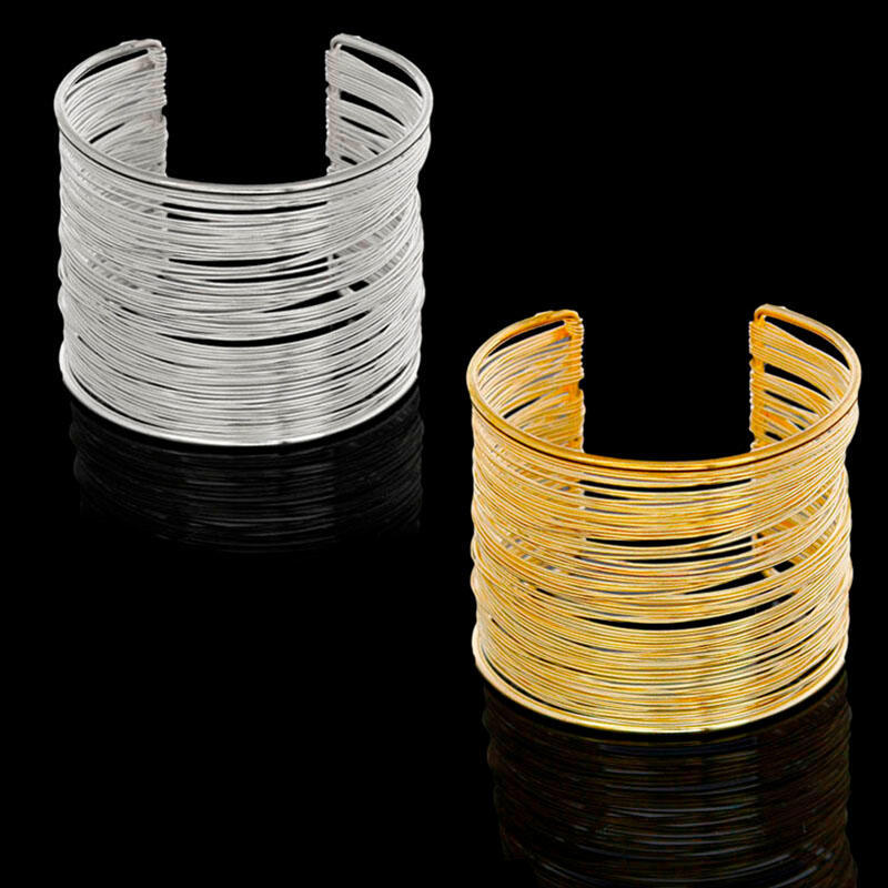 Women Fashion Statement Bracelet Bangles Dress Luxury Vintage Multilevel Bangle