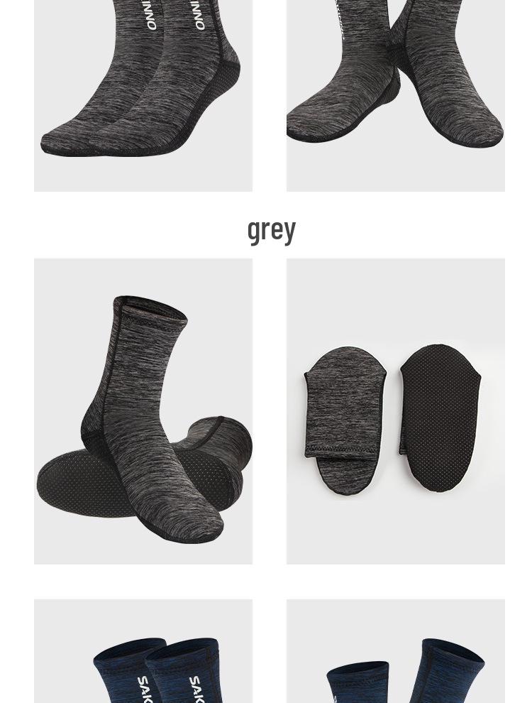 3mm Super Elastic Non-Slip Cut-Resistant Warm Diving and Snorkeling Socks
