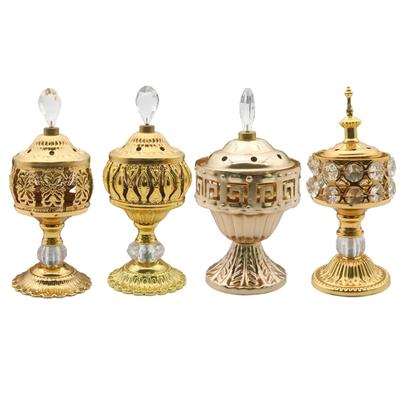 Gold Vintaged Frankincense Holder Stand For Aromatherapies Home Church Decoration