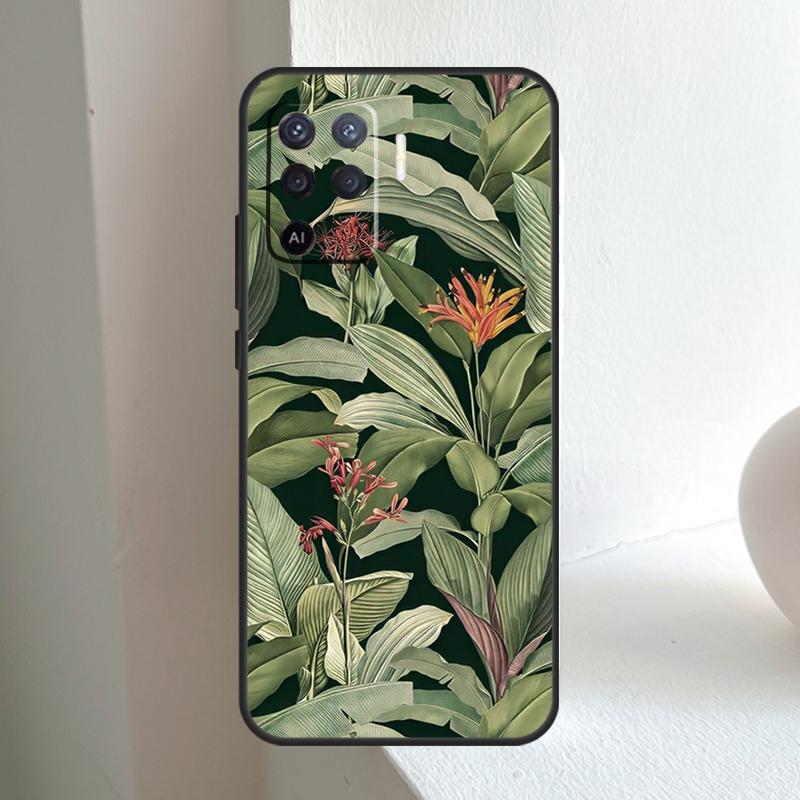 

Retro Banana Leaf Plant For OPPO A74 A54 A94 A17 A57 A15 A16 A76 A96 A18 A38 A58 A78 A98 A40 A60 A80 A5 A6 Pro Case OPPO A54 5G