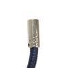 Used 12564 Neo Split Bracelet M8155D 7986 LV Logo Flower Blue Silver Taiga Rama Monogram Cobalt Men's from Japan