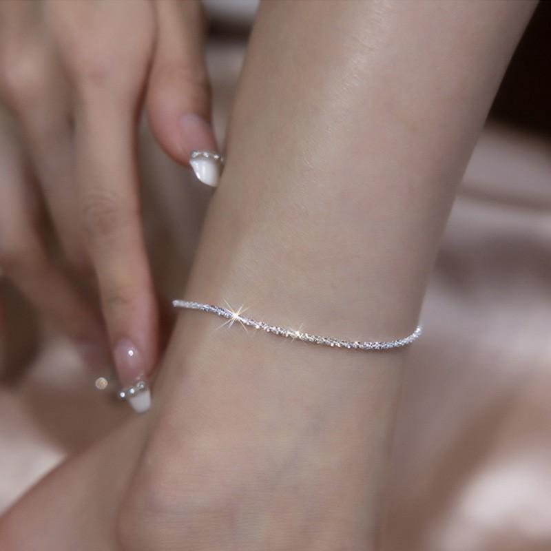 Stylish Titanium Steel Heart Anklet for Women – Durable, Versatile Beach Foot Chain