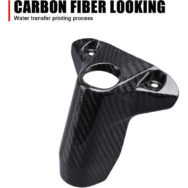 Zünddeckel Schutz Schutzhülle Kompatibel mit 450SS 2023 2024 2025, Carbonfaser Optik, CFMOTO 450SS Zubehör,A