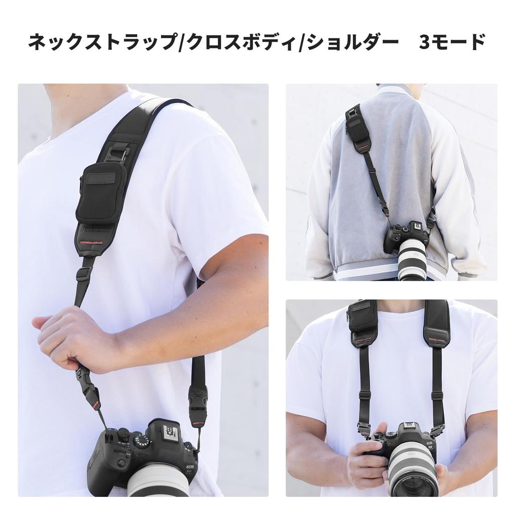 Concept Camera Shoulder Zippered Bag Neck 58mm Adjustable Stylish Strap for Digital K&F Strap, Strap, Strap, Strap, Lightweight, Quick-Shooting Strap,