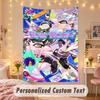 Custom Personalized Tapestry,Splatoon Print Custom Name Text Wall Art Hanging for Bedroom