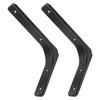 2Sets Industrial Style Wall Shelf Bracket Heavy Duty Shelf Supports for Floating Shelves Bookshelf Accessories Storage Rack