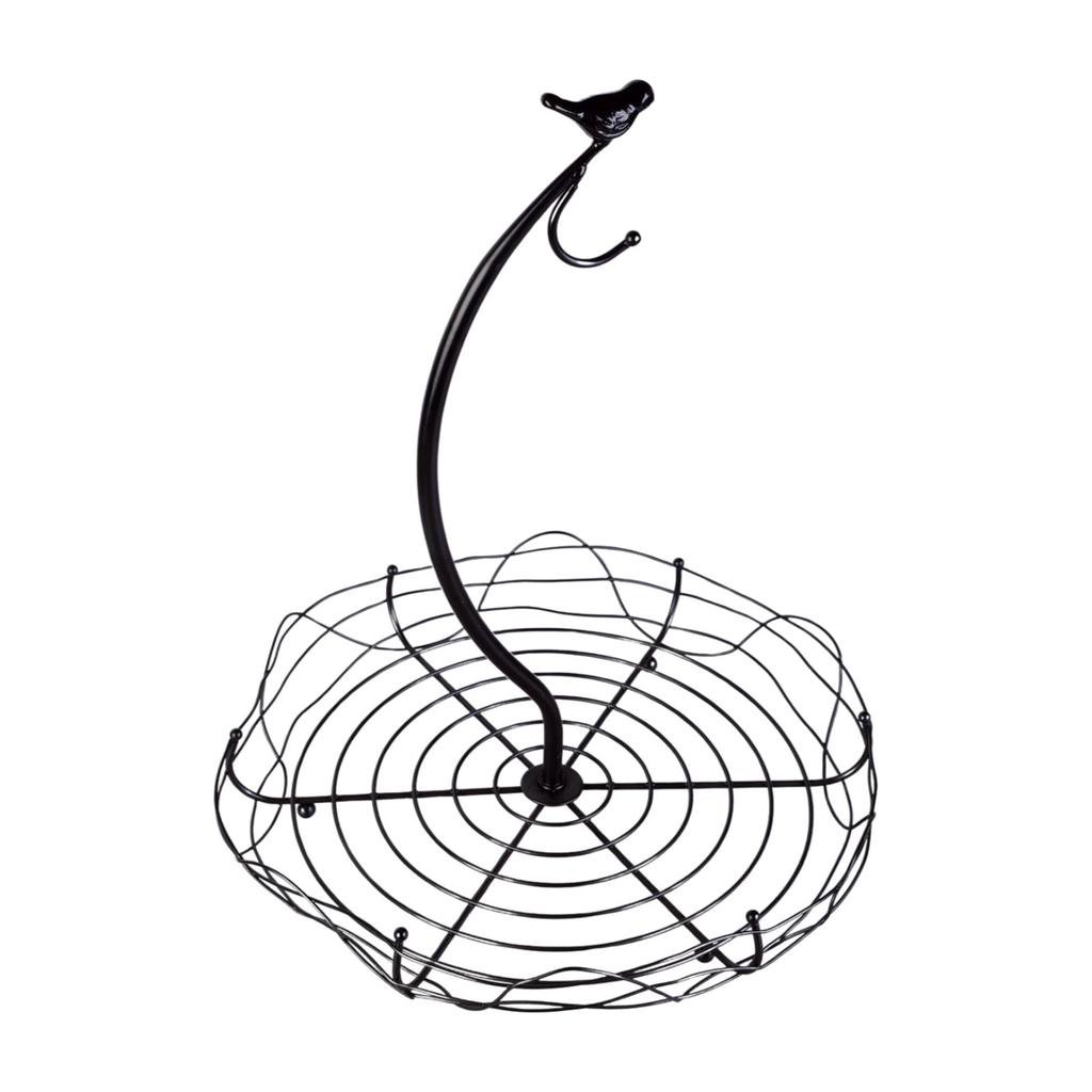 Modern Countertop Fruit Basket Bowl Decorative Metal Fruit Basket Organizers For Kitchen And Dining Room Arrangement