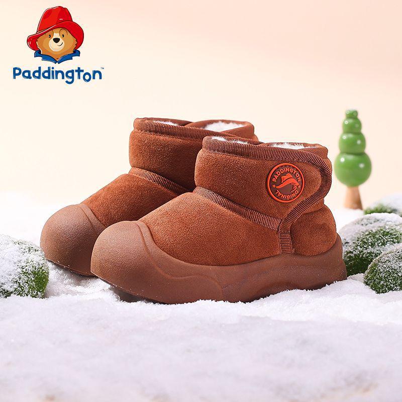 Paddington Bear Kids' Snow Boots - Winter Velvet, Thick Cotton for Infants & Toddlers