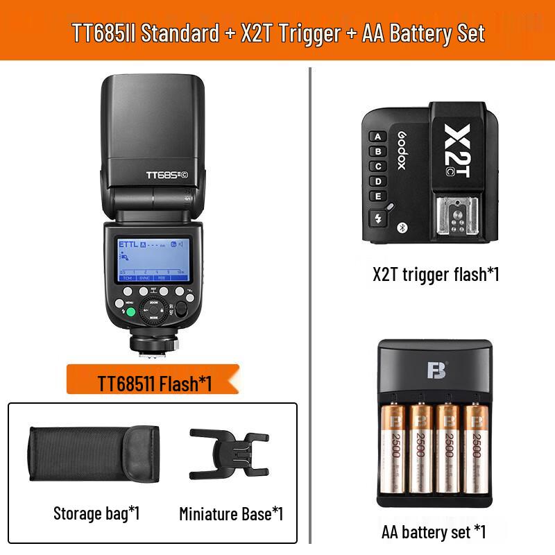 Godox TT685II TTL HSS Hot-Shoe Flash Kit for Sony