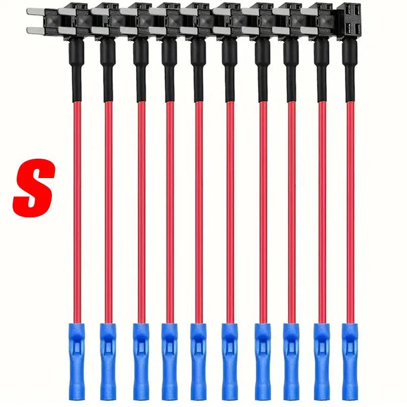 10/5pcs 32V MINI SMALL MEDIUM Size Car Fuse Holder Add-a-circuit TAP Adapter Micro Mini Standard ATM Blade Fuse for Cars Vans
