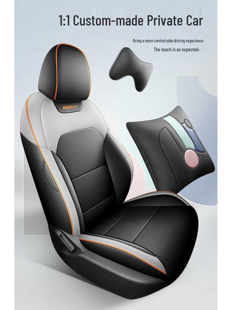 All-Season Full-Coverage Seat Covers for 2025 Geely Binyue - 24 Model-Specific Car Cushions