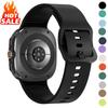 Silicone Band For Samsung Galaxy Watch Ultra 47mm Accessories Sport Bracelet Correa Galaxy Watch 7 Ultra 47 Mm Original Strap