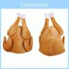 Drumstick Thanksgiving Hat Turkey Hat Amusing Celebratory Entertainment Sponge