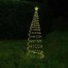 Solar Metal LED Christmas Tree Decoration String Lights Artificial Solar Christmas Tree Lawn Lights Solar LED Landscape Lights